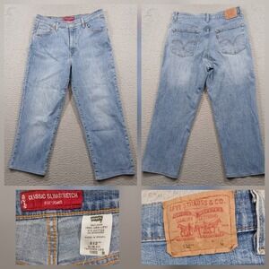 Vintage Levi's 512 Classic Slim Stretch Jeans Womens 10MIS M Leg Light Wash